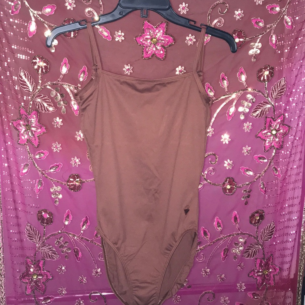 NWOT Danskin NYCB brown leotard M